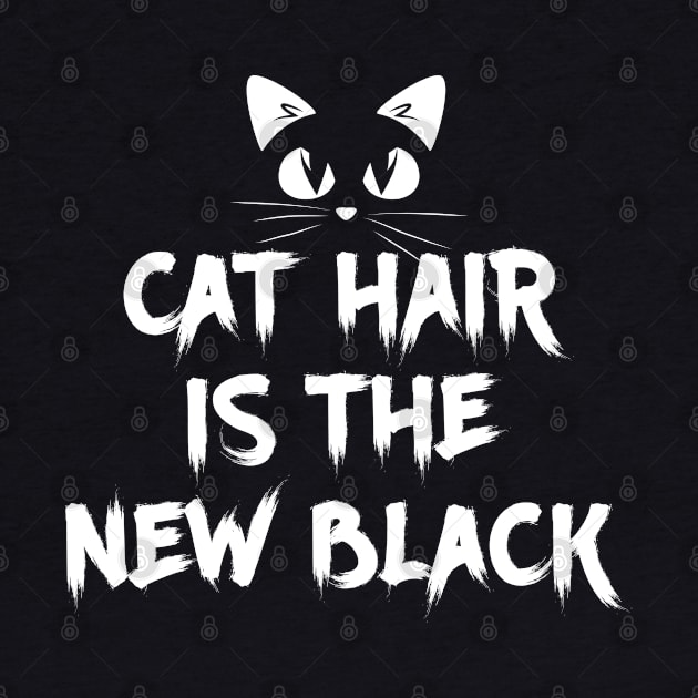 Cat Hair is the New Black Cute and Funny by mstory